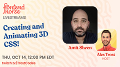 Creating and Animating 3D CSS! thumbnail