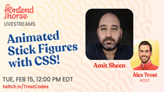 Animated Stick Figures with CSS! thumbnail